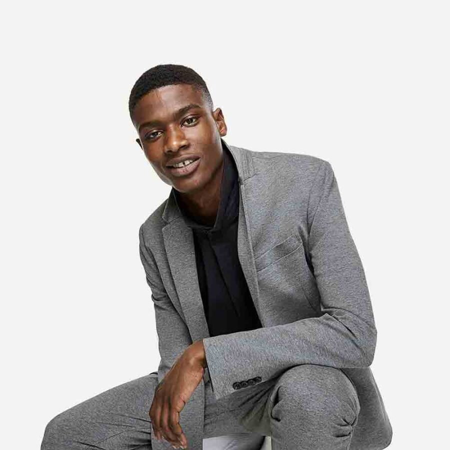 Najasa Elegant Oxford Blazer – Classic, Tailored Fit for Formal & Casual Wear - Image 4