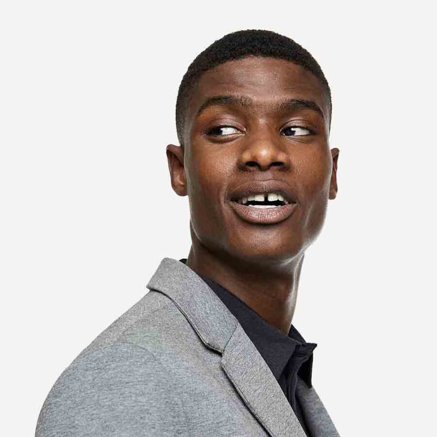 Najasa Elegant Oxford Blazer – Classic, Tailored Fit for Formal & Casual Wear